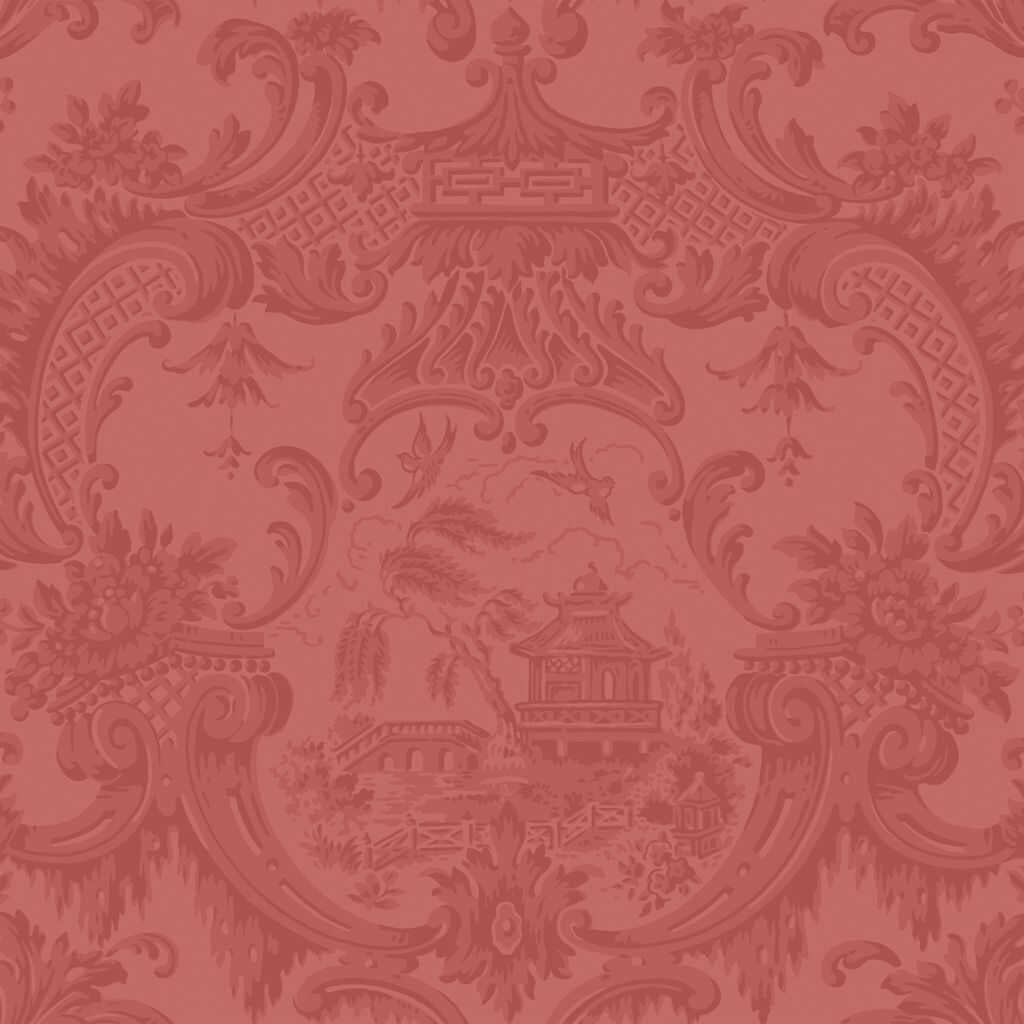 Chippendale China - Red