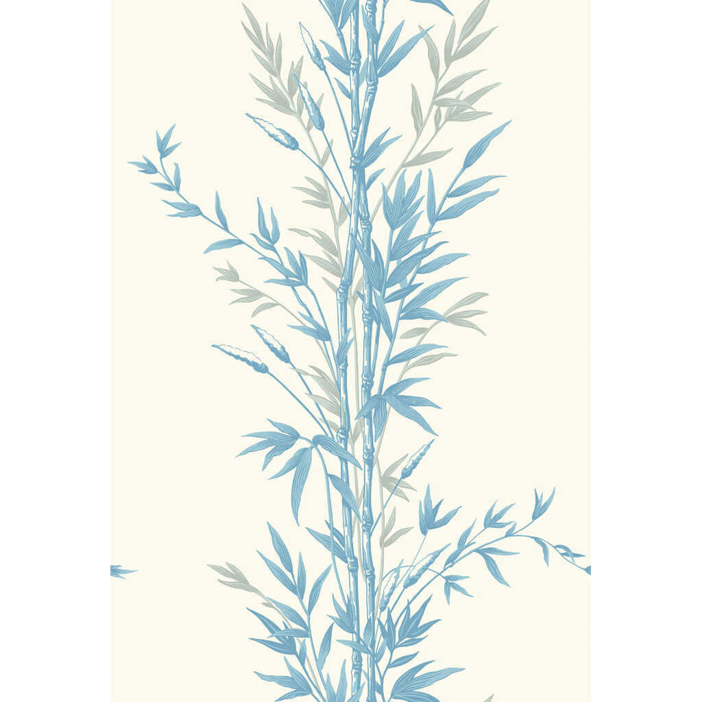 Bamboo - Blue On Ivory - COLE & SON Wallpaper