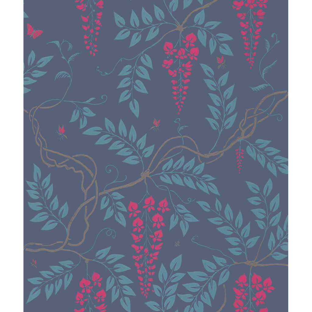 Egerton - Indigo - COLE & SON Wallpaper