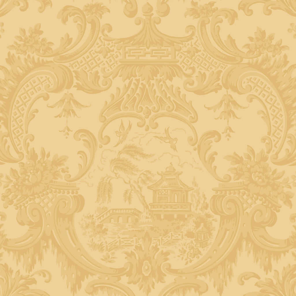 Chippendale China - Yellow - COLE & SON Wallpaper