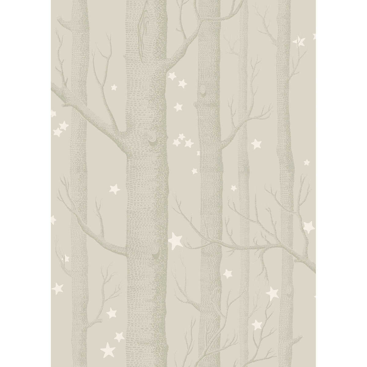 Woods & Stars - Grey - COLE & SON Papel pintado