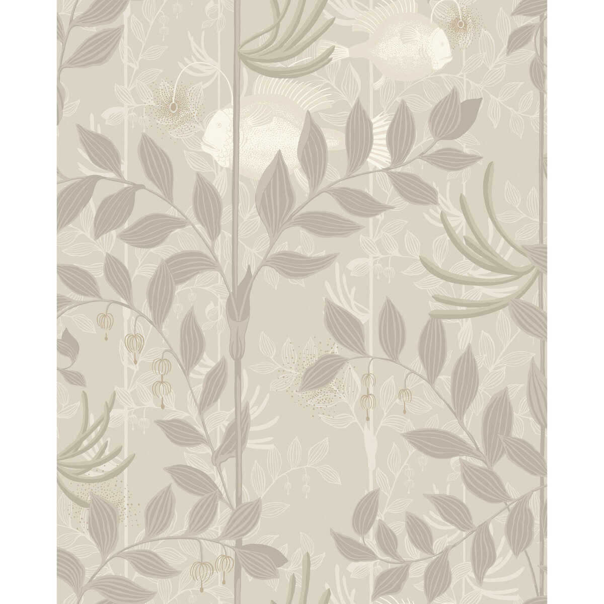 Nautilus - Neutral& Sil - COLE & SON Wallpaper