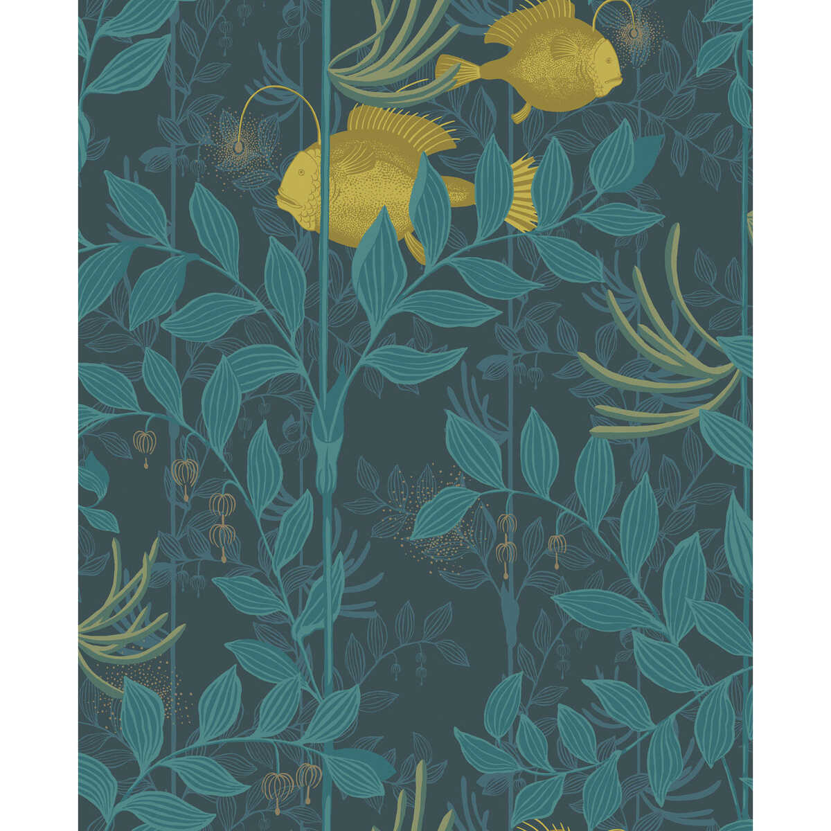 Nautilus - Dark Blue - COLE & SON Wallpaper