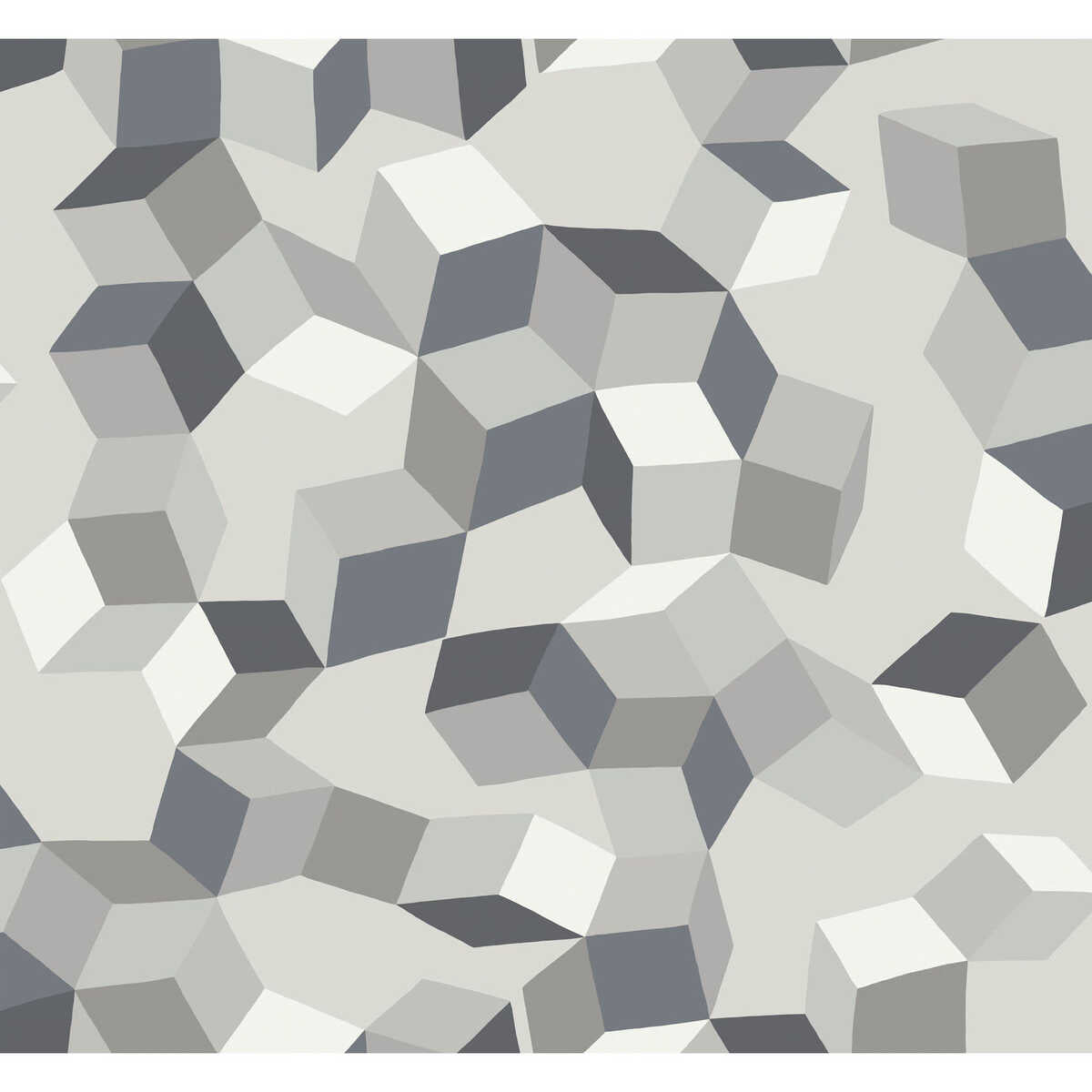 Puzzle - Black And White - COLE & SON Wallpaper