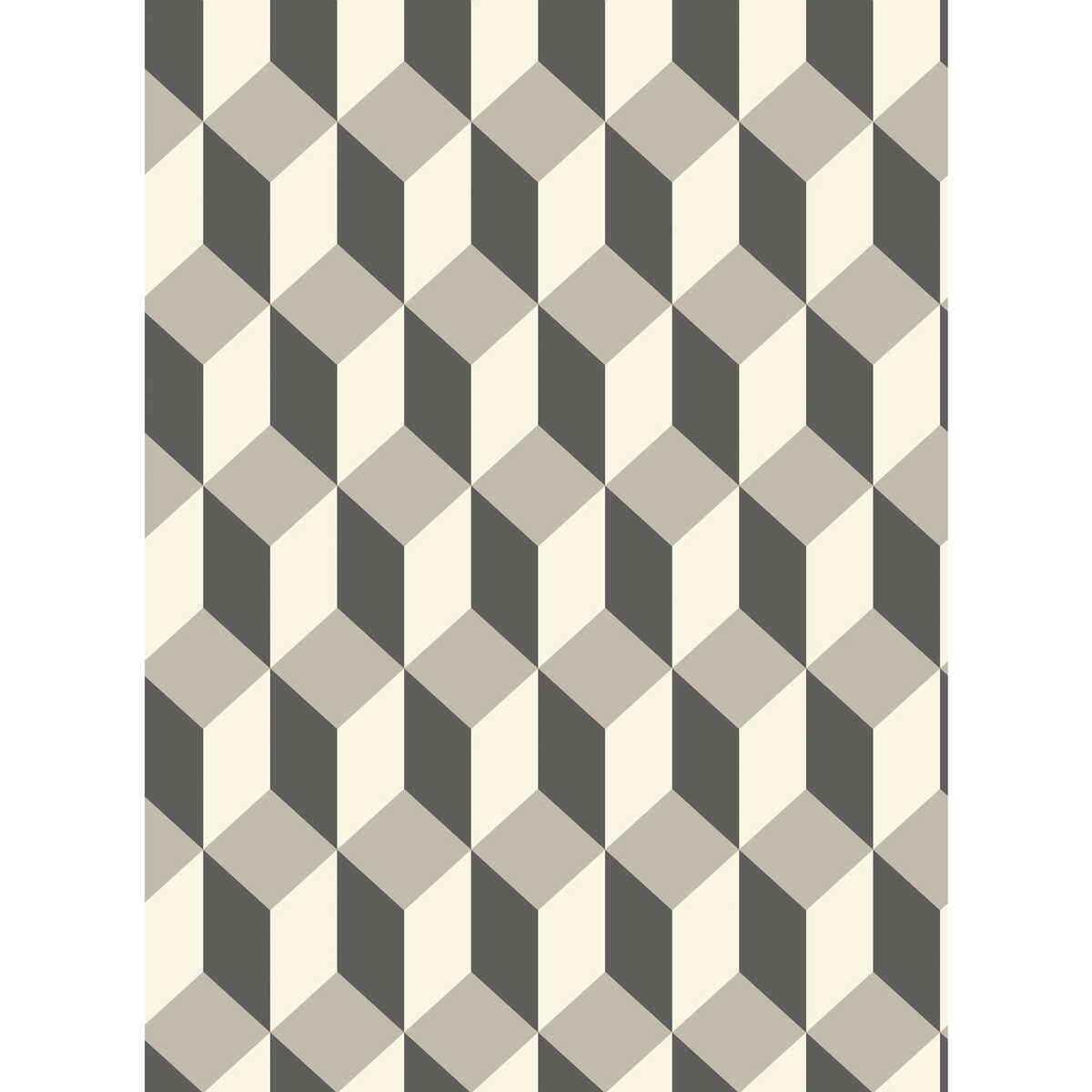 Delano - Grey And Black - COLE & SON Wallpaper