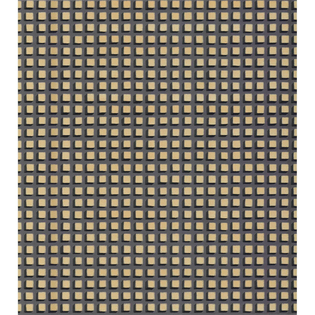 Mosaic - Black And Gold - COLE & SON Wallpaper