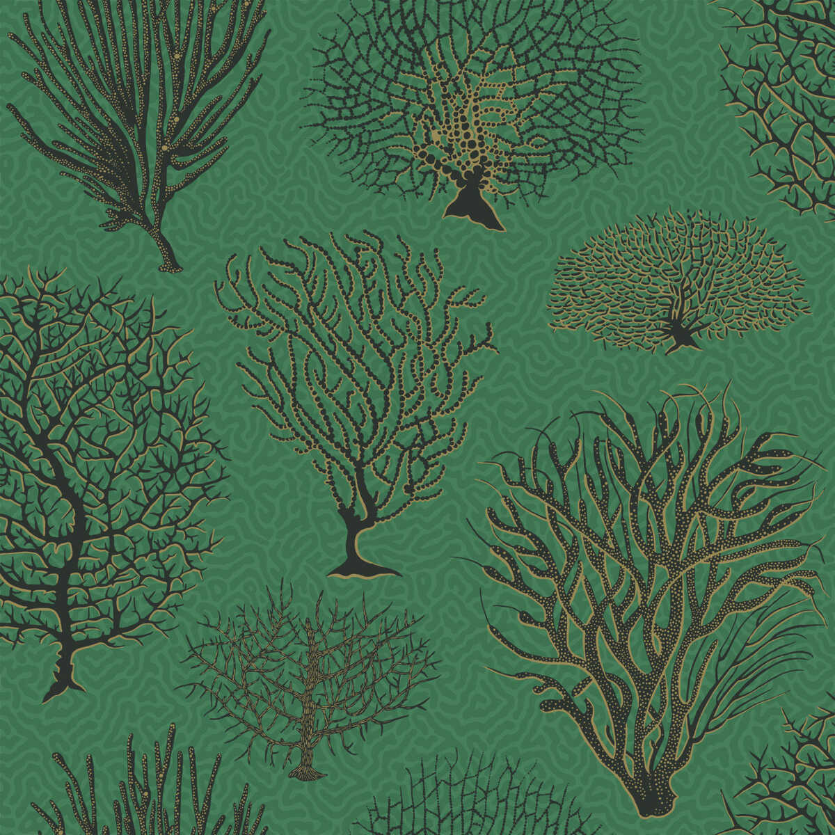 Seafern - Emerald - COLE & SON Wallpaper