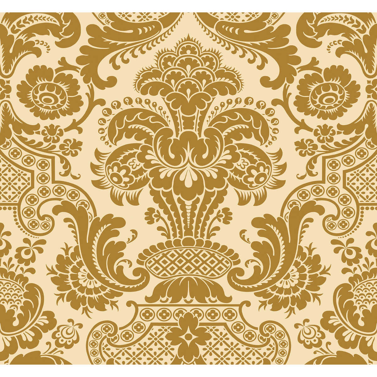 Carmen Cs - Gold - COLE & SON Wallpaper