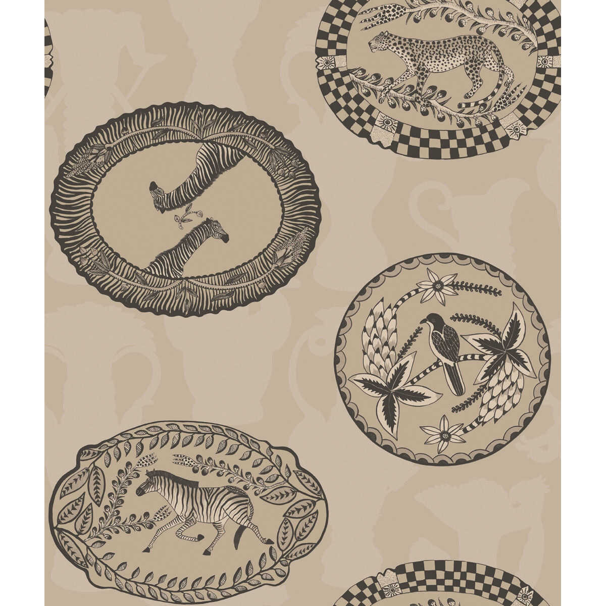 Matrinah - Stone & Gilver - COLE & SON Wallpaper