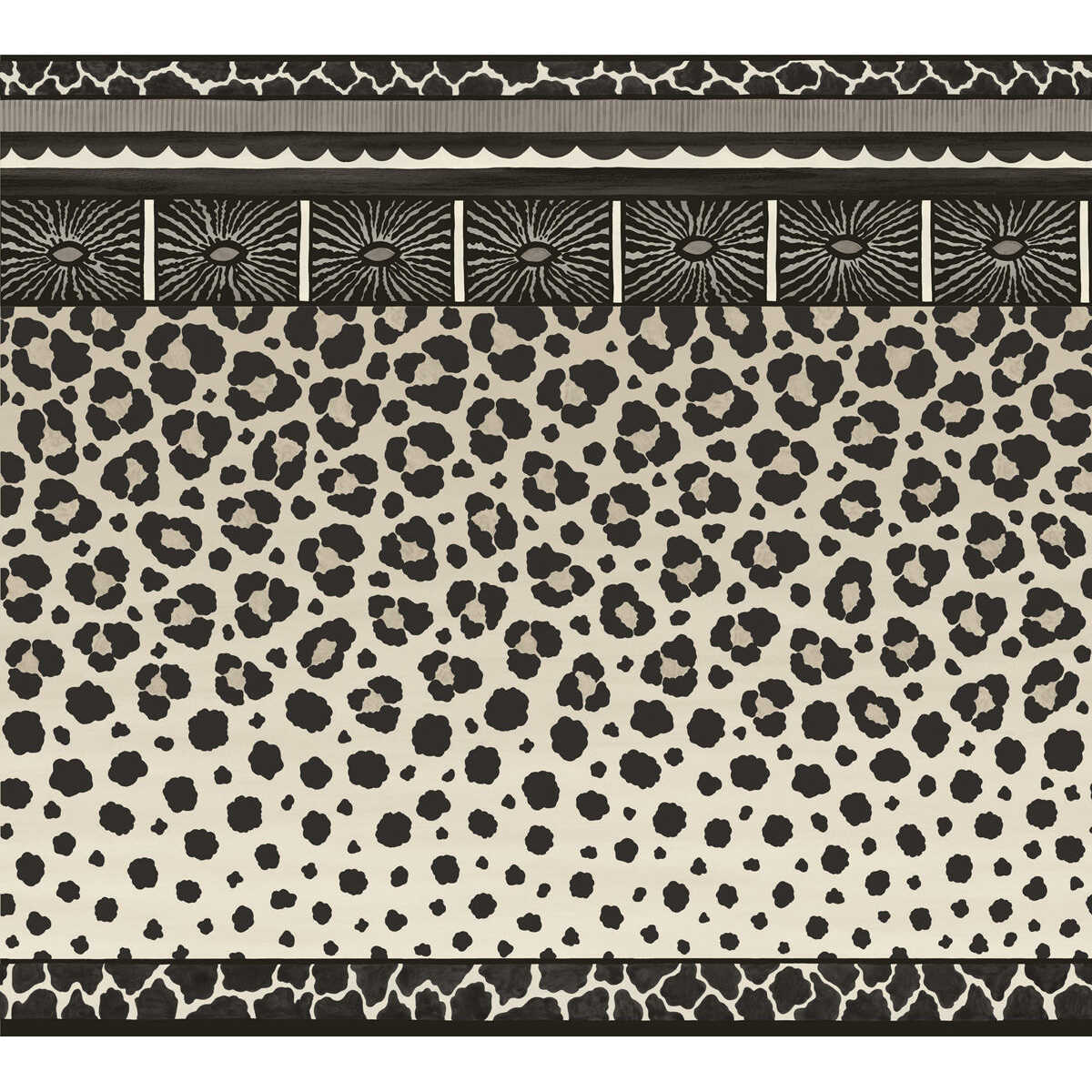 Zulu Border - Black & White