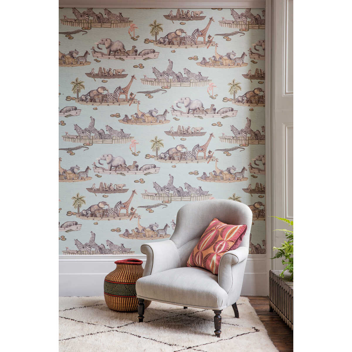 Zambezi - Multi-Coloured - COLE & SON Wallpaper