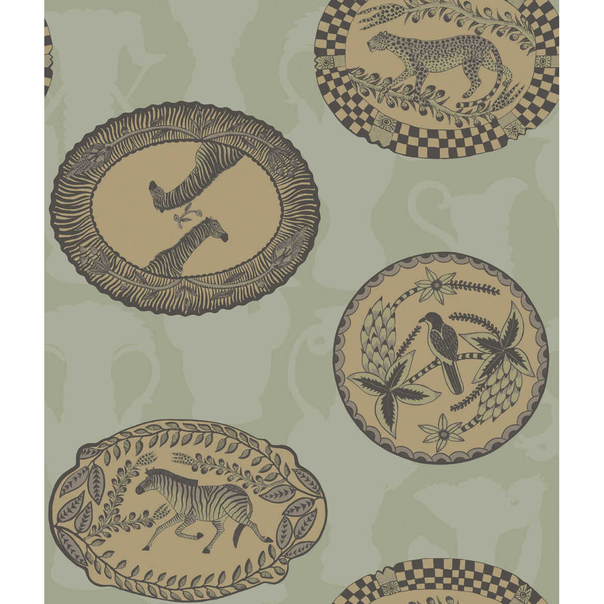Matrinah - Old Olive - COLE & SON Papel pintado