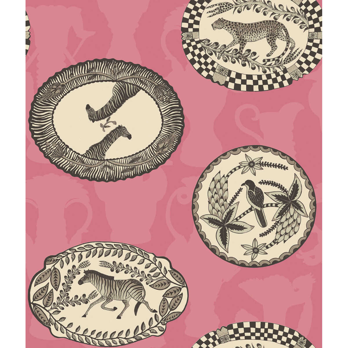 Matrinah - Pink - COLE & SON Wallpaper