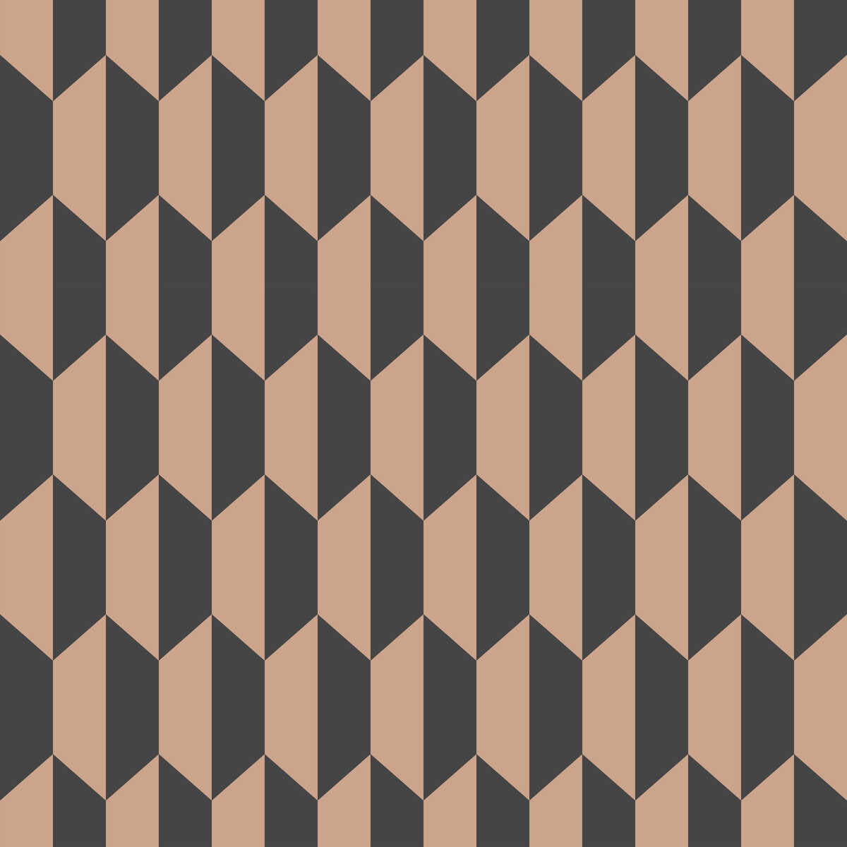 Petite Tile - Charcoal/Bronze - Cole & Son Papel pintado