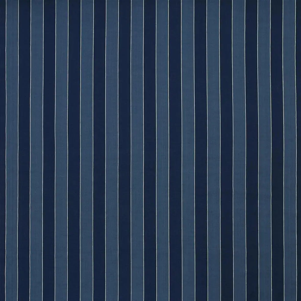 FRL5098-01 FEATHERBED STRIPE Indigo by Ralph Lauren Fabric