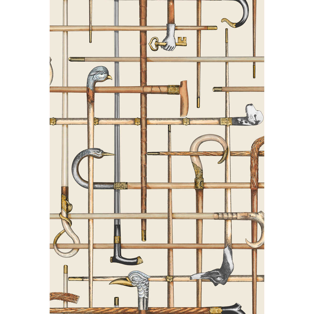 Bastoni - Cream - COLE & SON Wallpaper