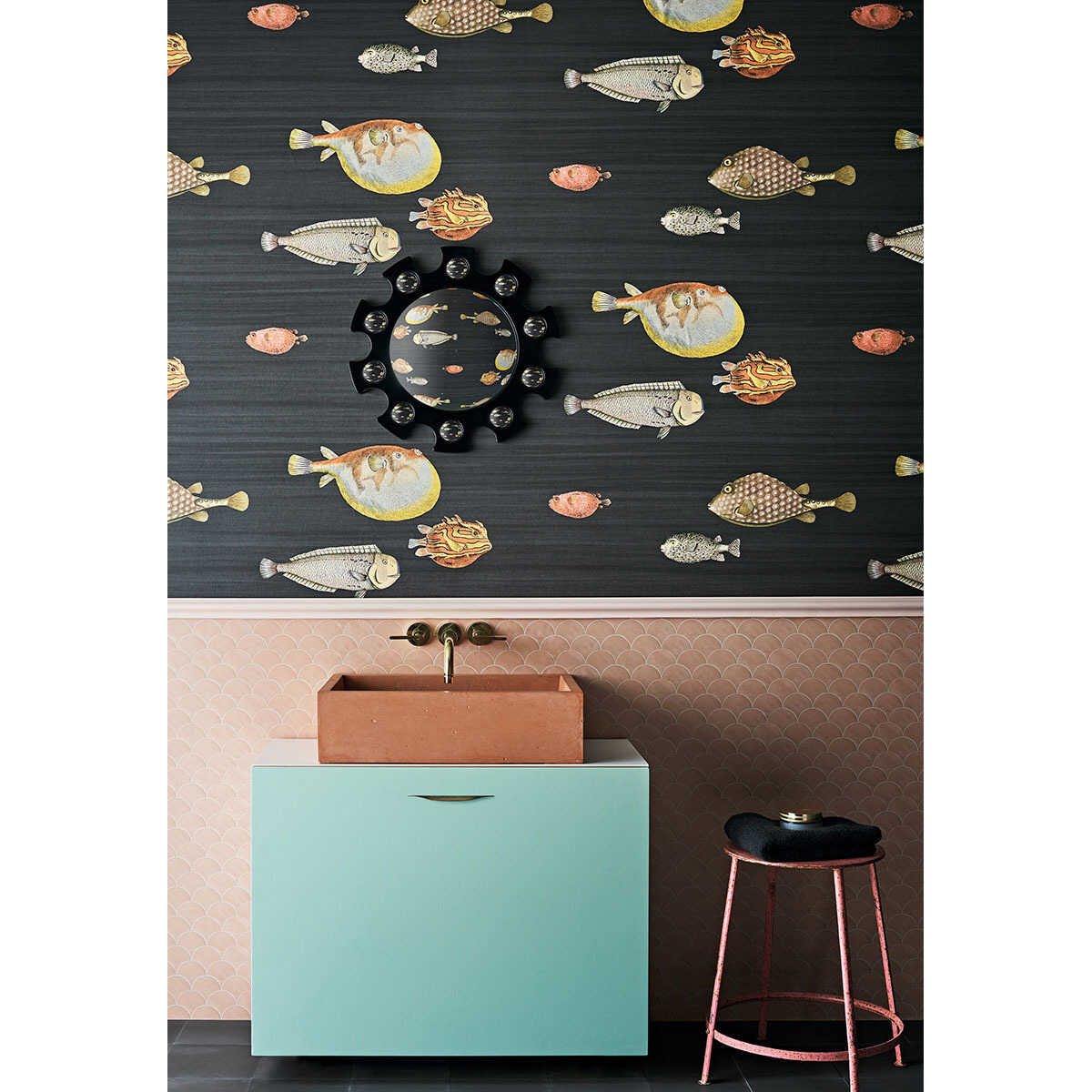 Acquario - Taupe - COLE & SON Wallpaper
