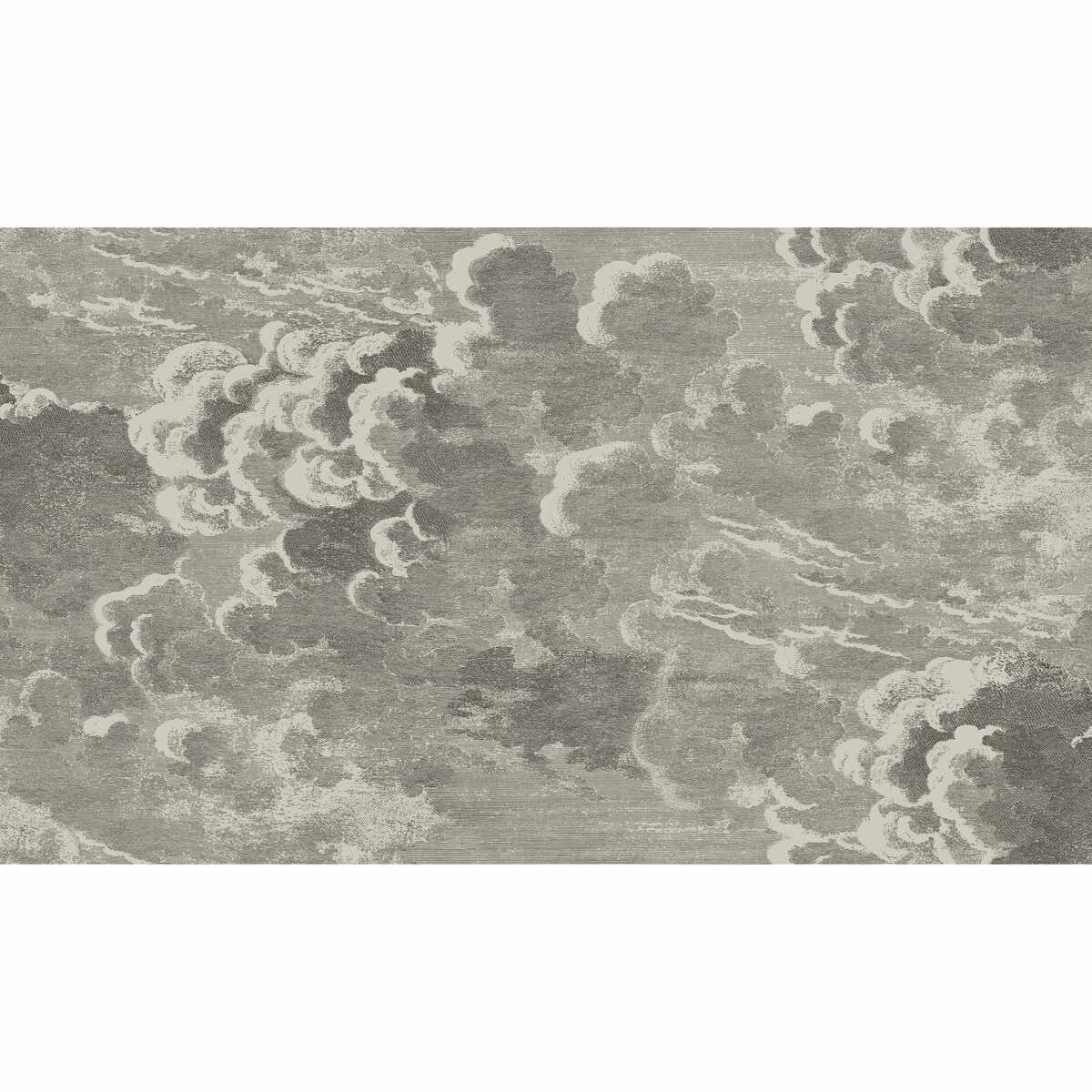 Nuvolette - Gilver & Charcoal - COLE & SON Wallpaper