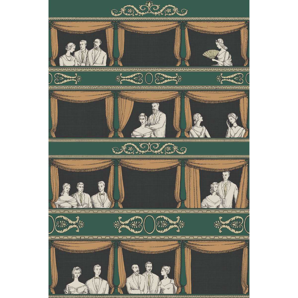 Teatro - Racing Car Green - COLE & SON Papel pintado