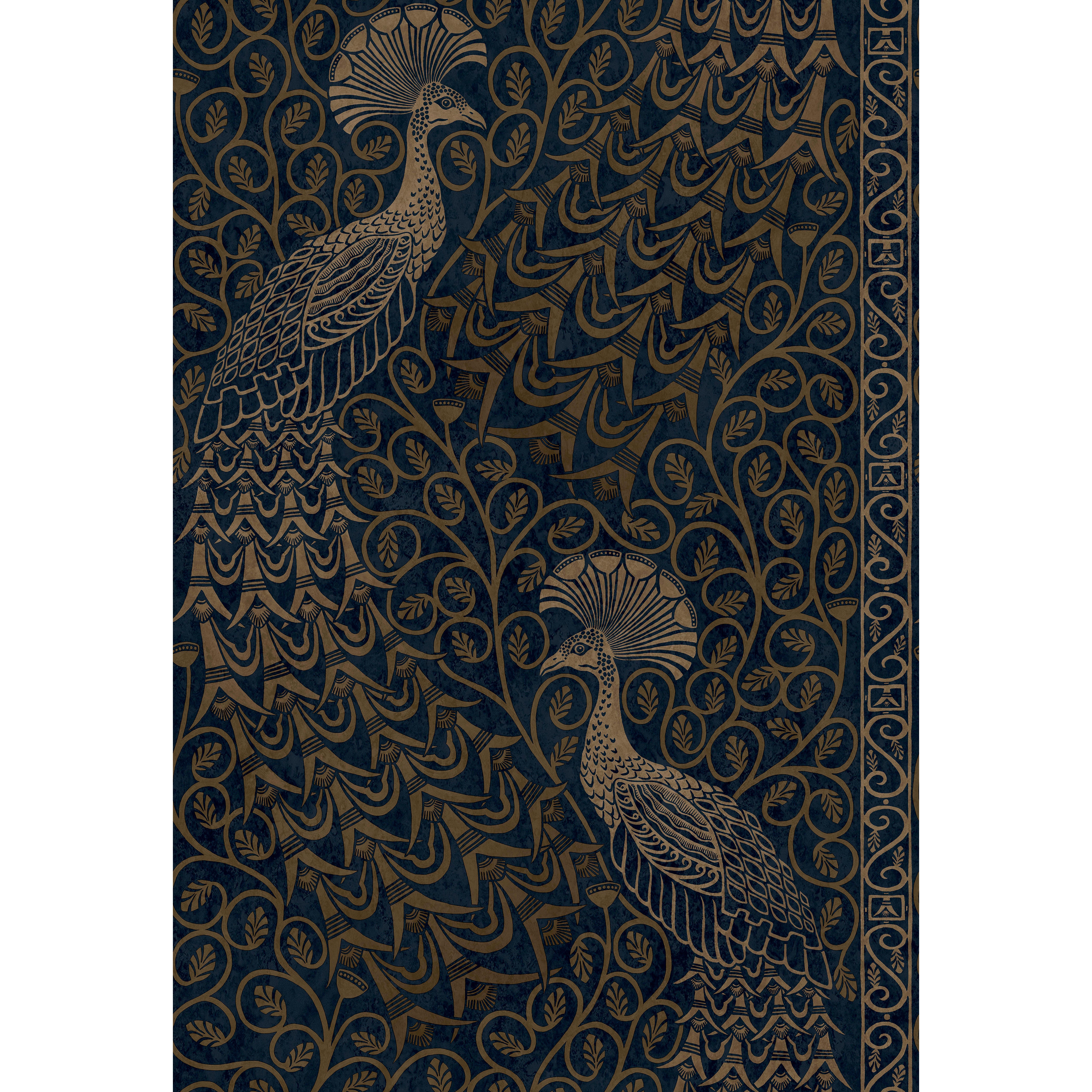 Pavo Parade - M Bronze/Mid - Cole & Son Wallpaper