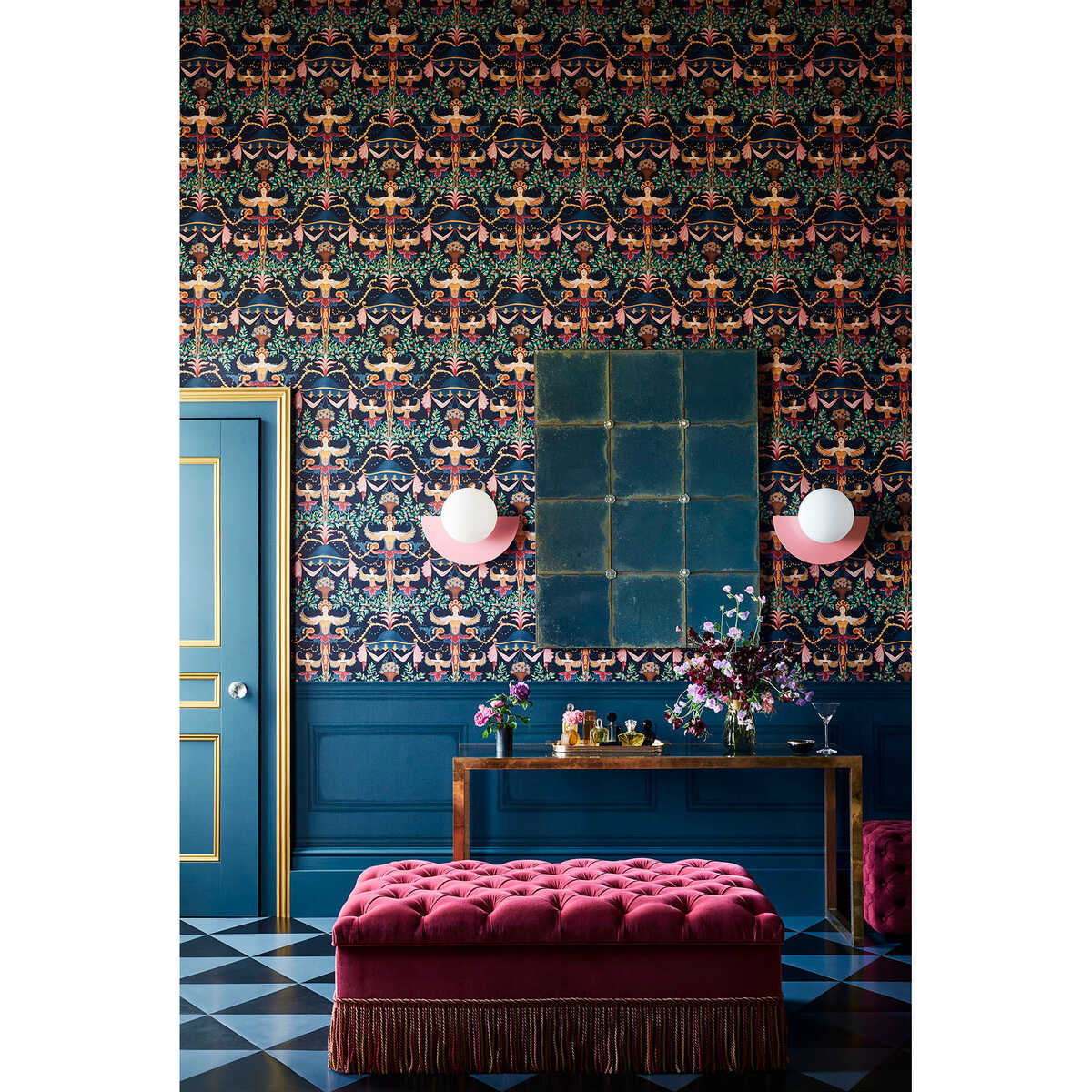 Chamber Angels - Denim - COLE & SON Papel pintado