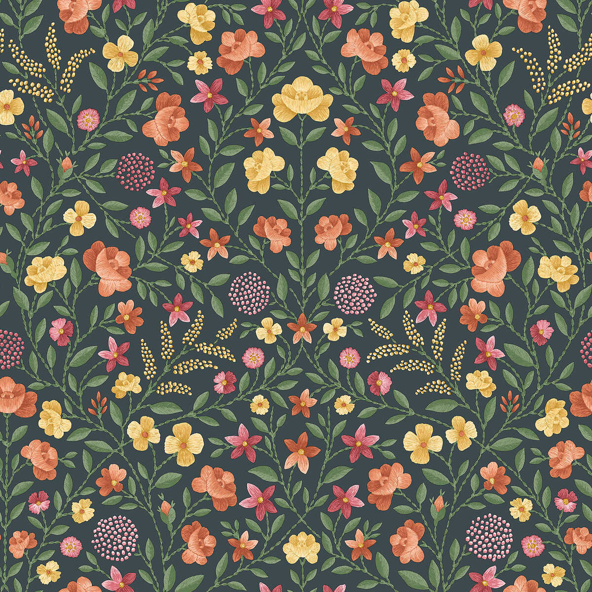 Court Embroidery - Marigold