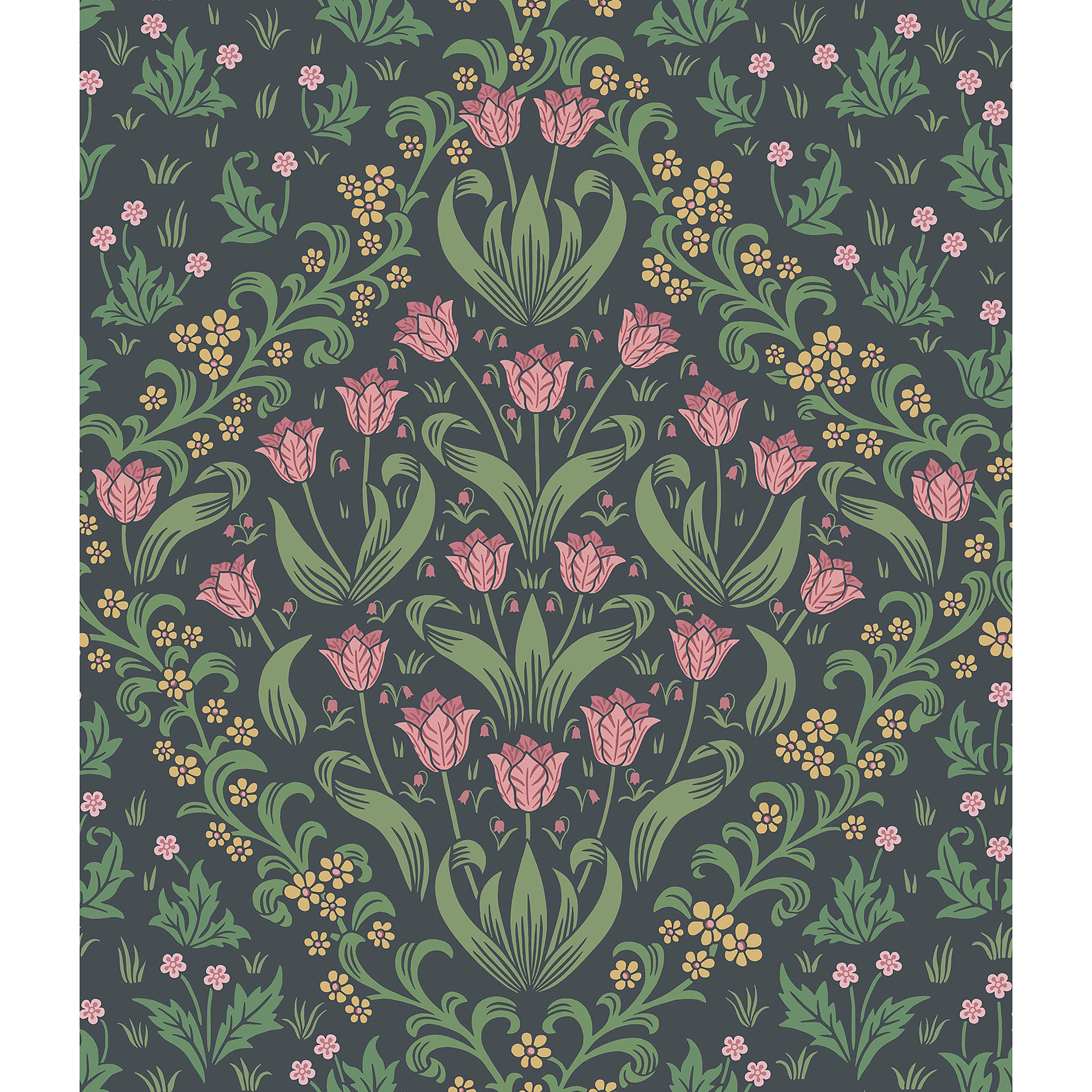 Tudor Garden - Plm&Ogrn/Chr - Cole & Son Wallpaper