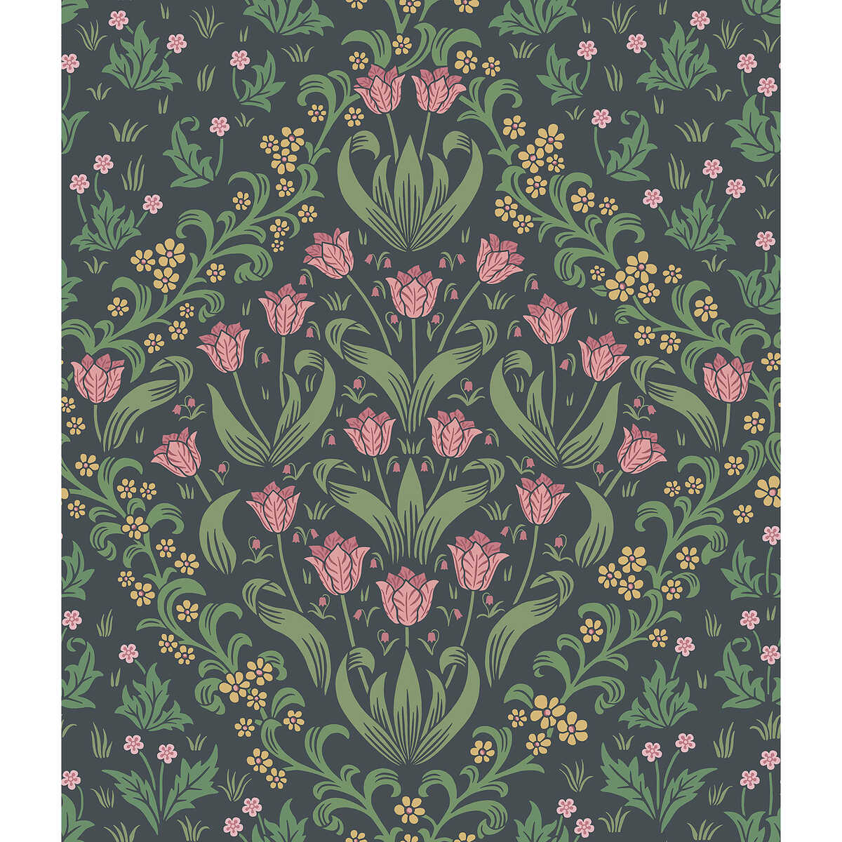 Tudor Garden - Plm&Ogrn/Chr - COLE & SON Wallpaper