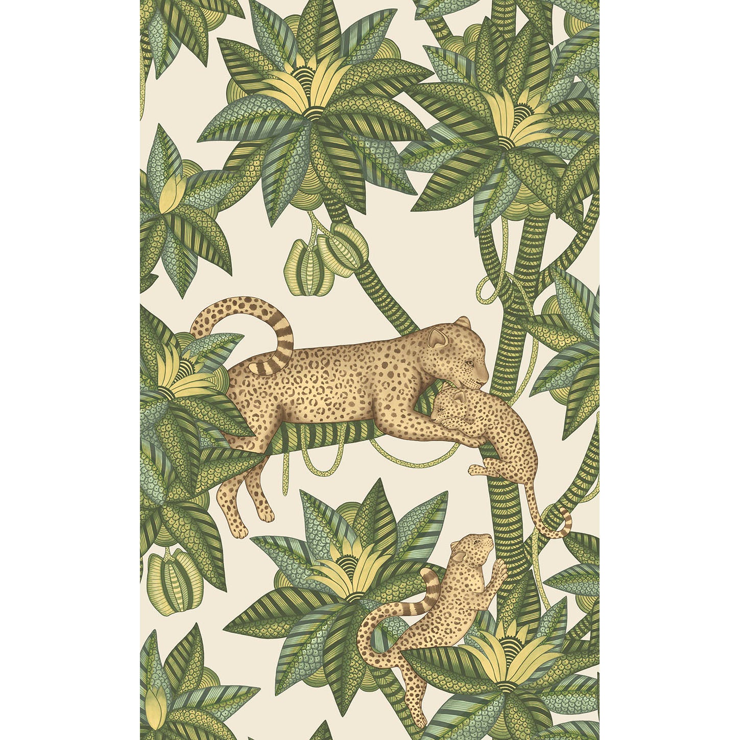 Satara - Sprngrn&Snd/Linen - Cole & Son Wallpaper