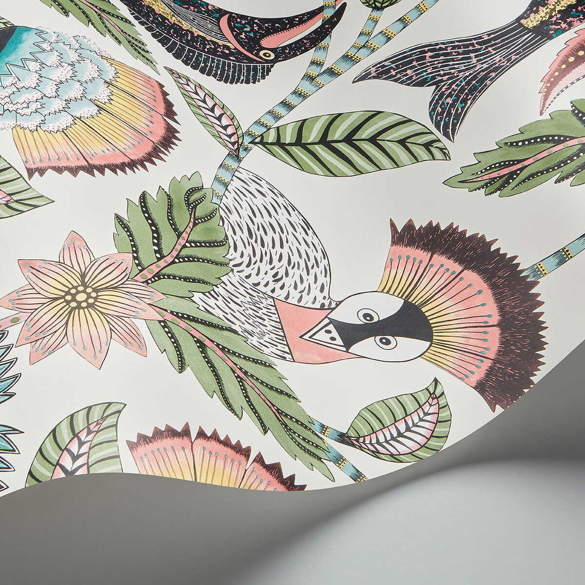 Nene - Coral Parchment - COLE & SON Wallpaper