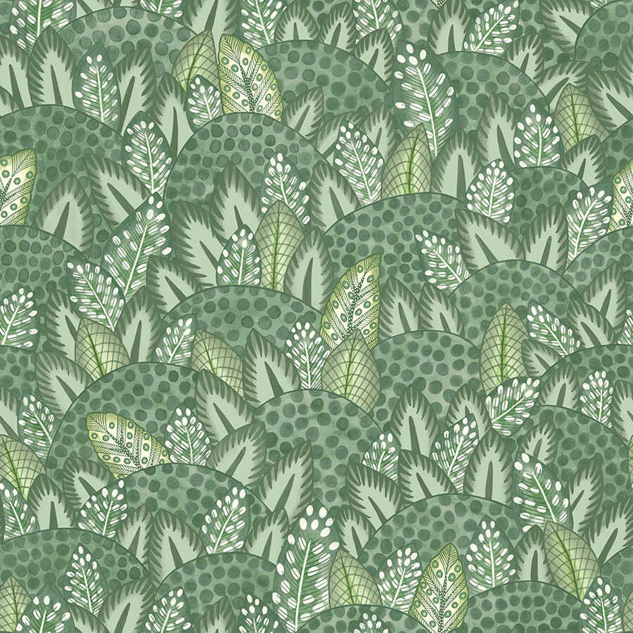 Zulu Terrain - Frstgrn&Olvgrn - COLE & SON Wallpaper