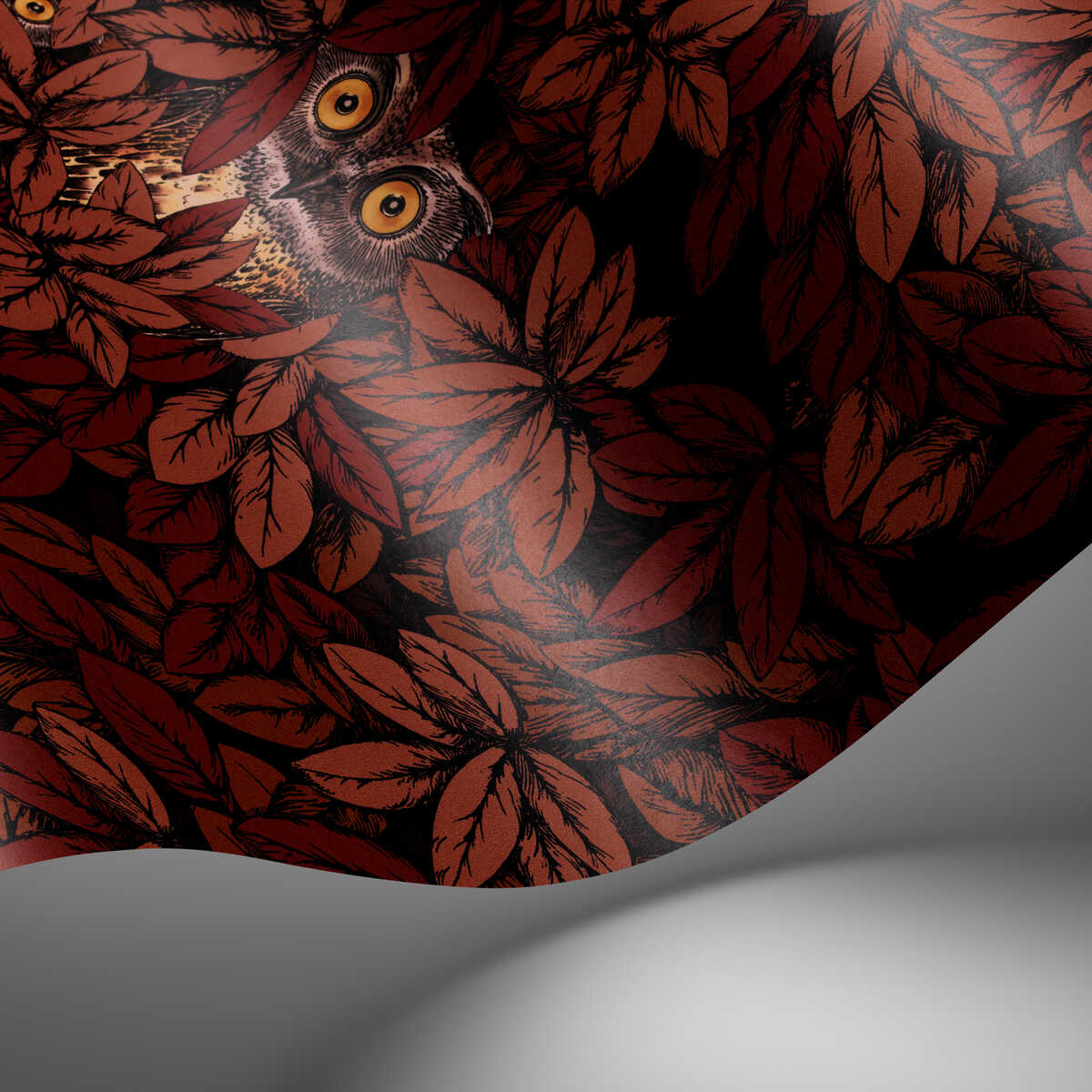 Foglie E Civette - Autumnal - COLE & SON Wallpaper