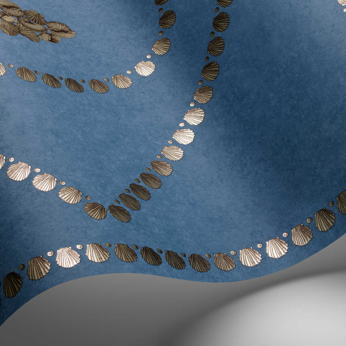 Conchiglie - Denim - COLE & SON Papel pintado