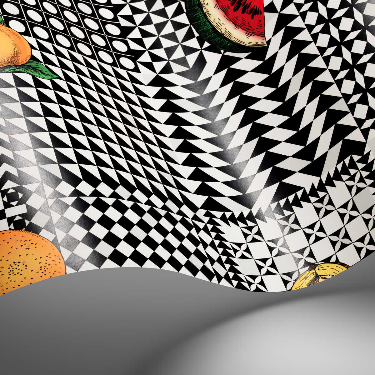 Frutta E Geometrico - Multi - COLE & SON Wallpaper