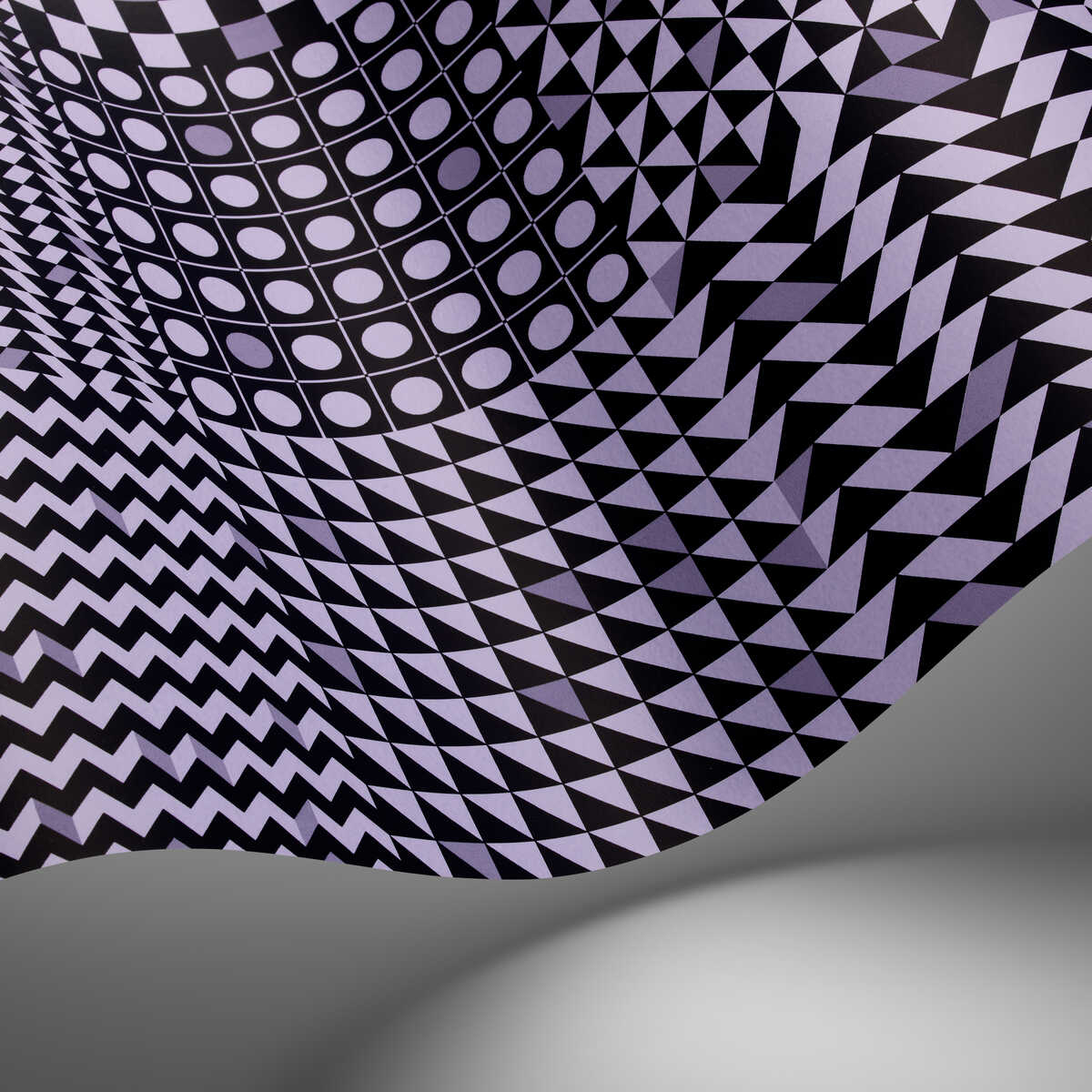 Geometrico - Magenta & Ink - COLE & SON Wallpaper