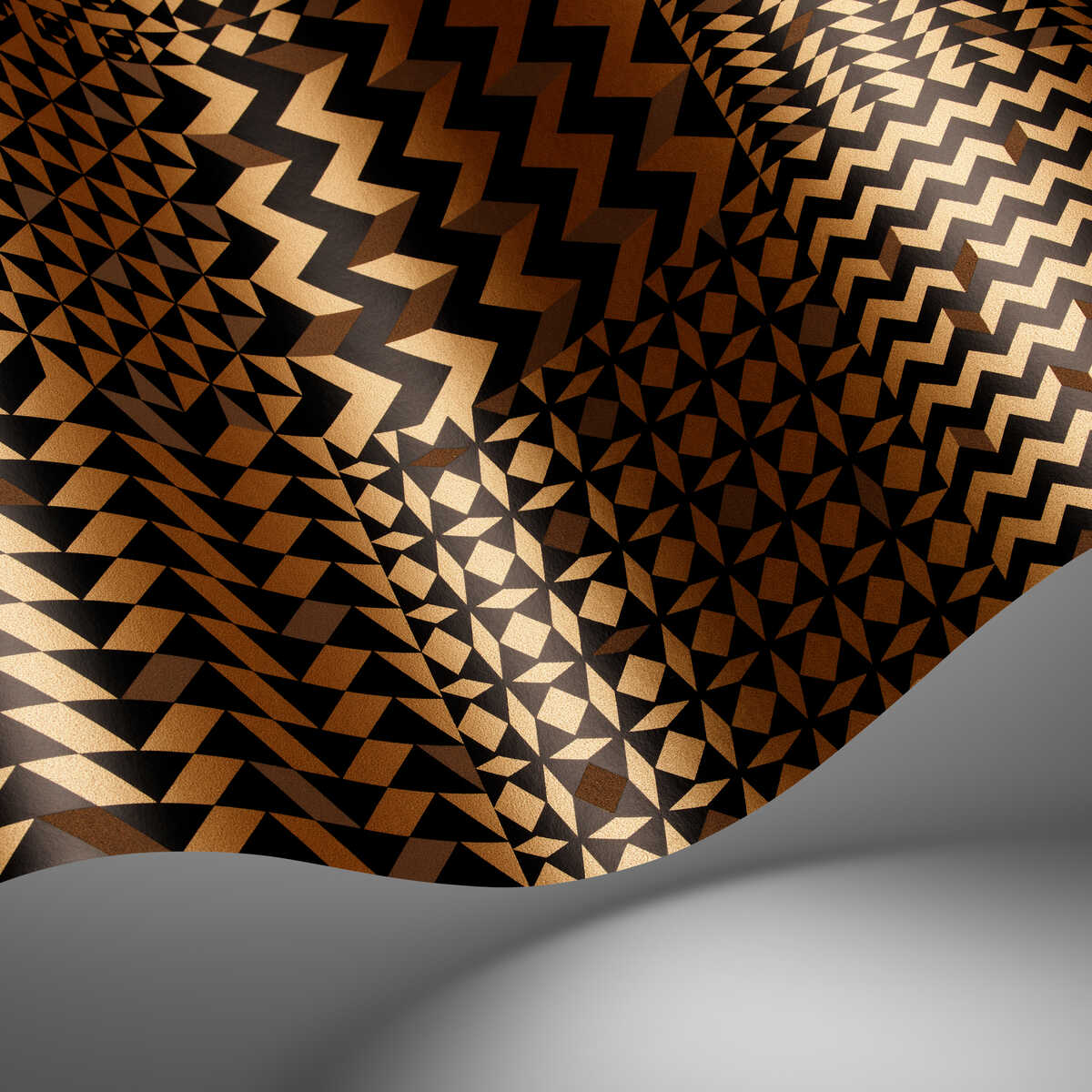 Geometrico - Black & Gold - COLE & SON Wallpaper