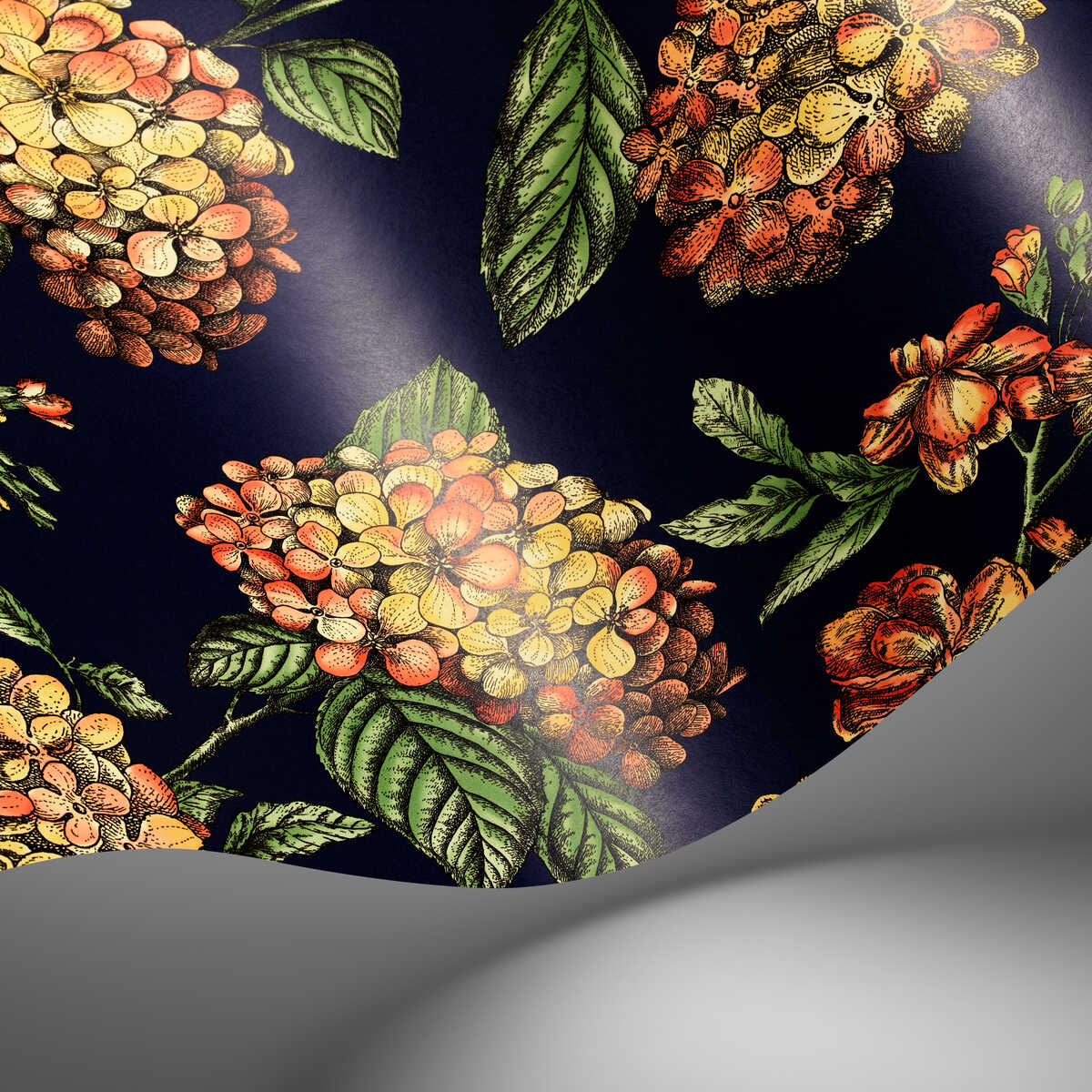 Ramo Di Ortensia - Coral - COLE & SON Wallpaper