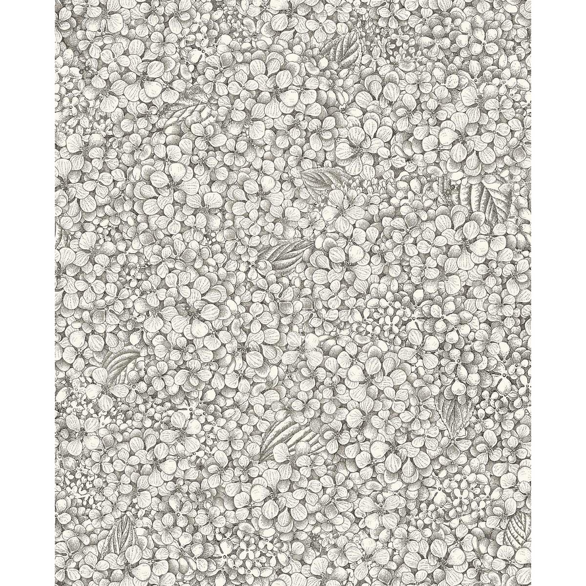 Ortensia - Black & White - COLE & SON Wallpaper