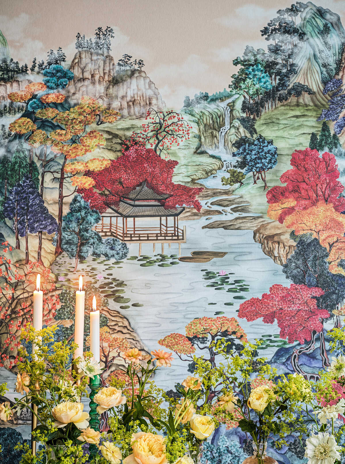 Pavilion Panel - Soft Maple - COLE & SON Wallpaper