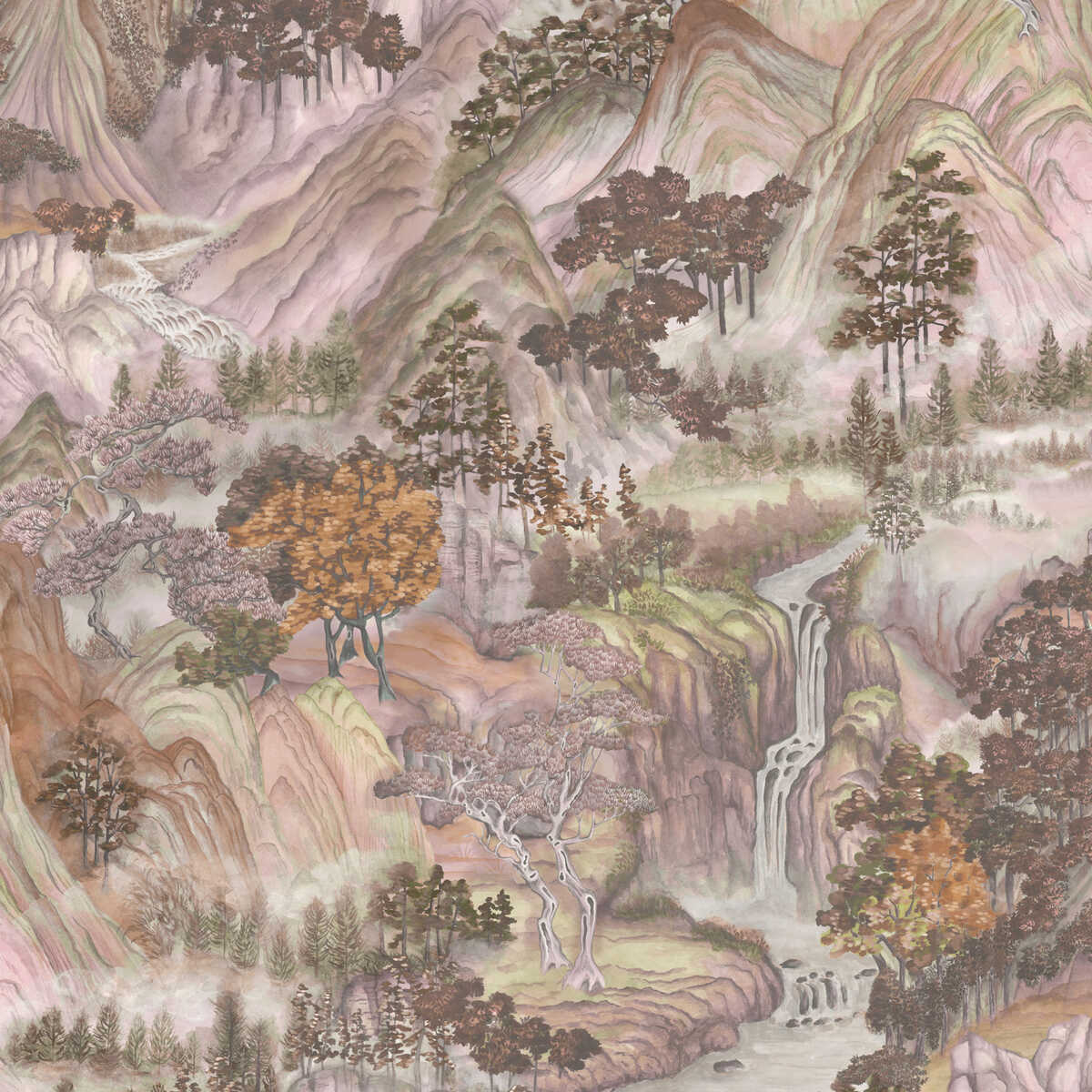 Mountainscape - Autumnal - COLE & SON Wallpaper