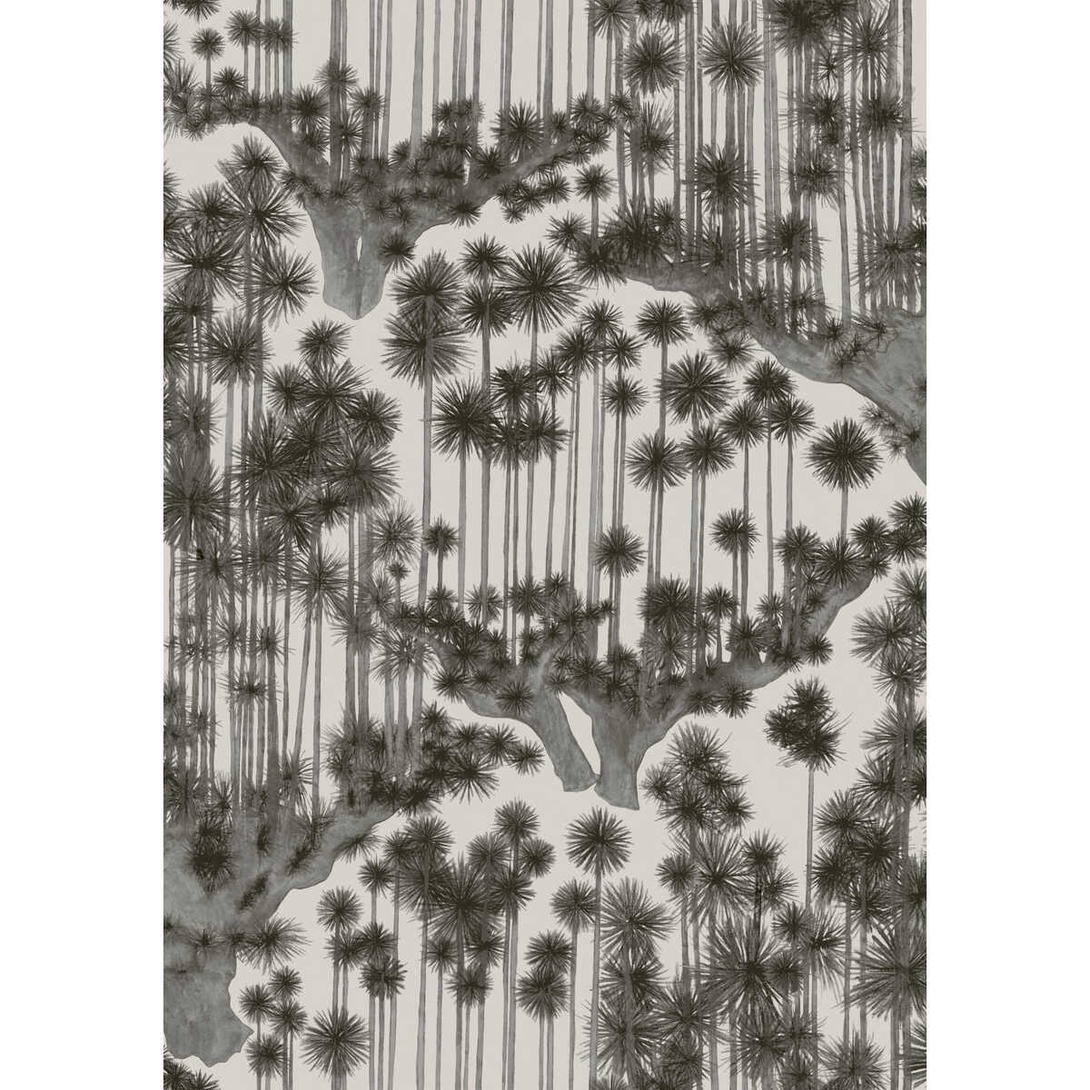 Japanese Woods - Charcoal - COLE & SON Wallpaper