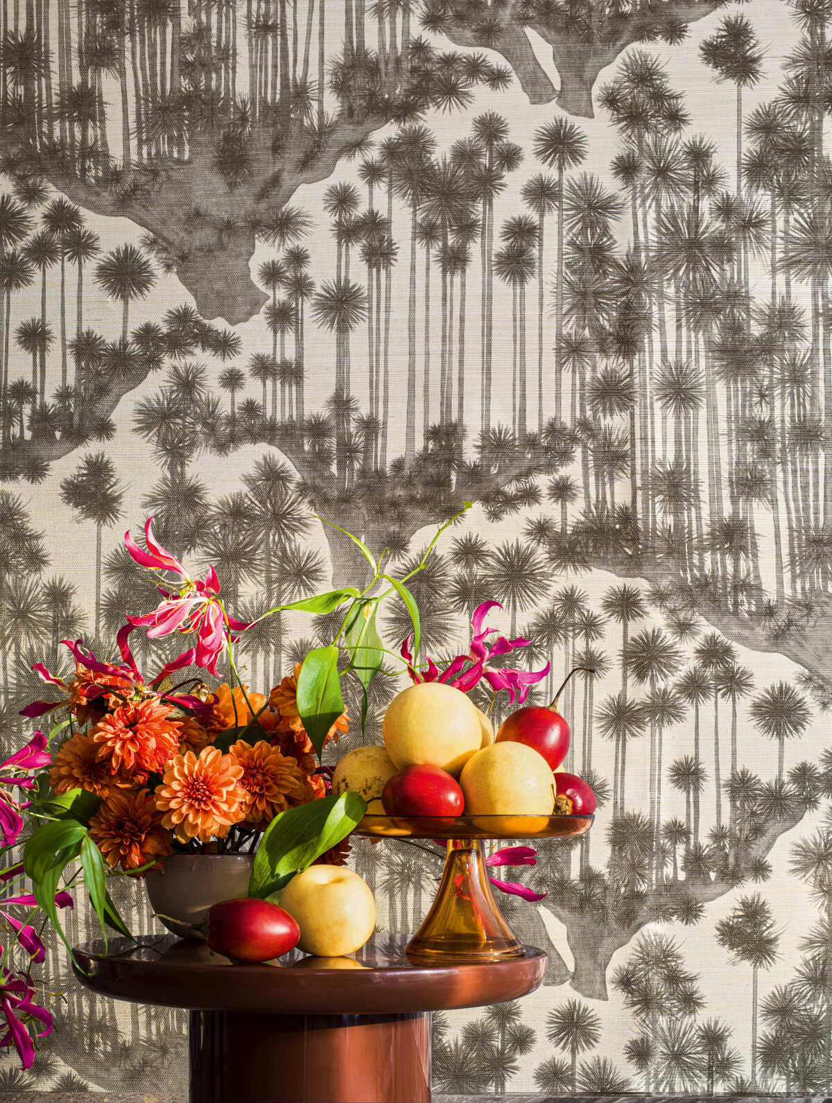 Japanese Woods Sisal - Charcoal - COLE & SON Wallpaper