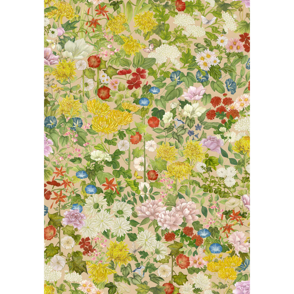Flora Province - Taupe - COLE & SON Wallpaper
