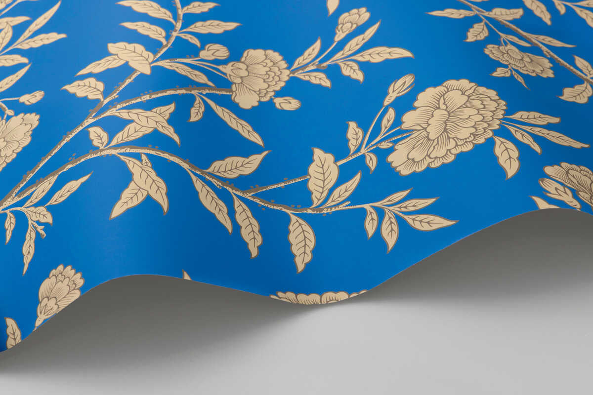 Roseberry - Cobalt - COLE & SON Wallpaper