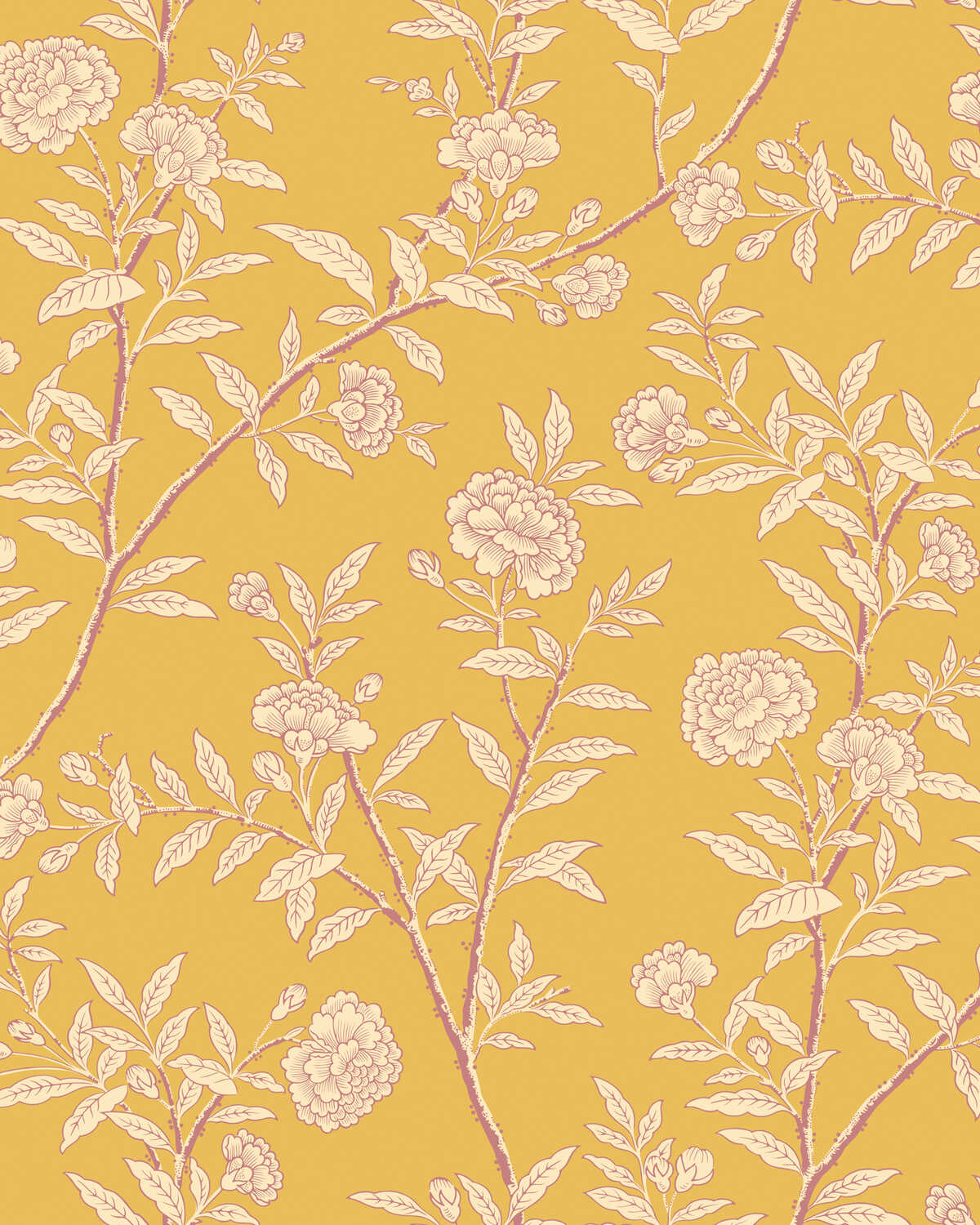 Roseberry - Marigold - COLE & SON Wallpaper