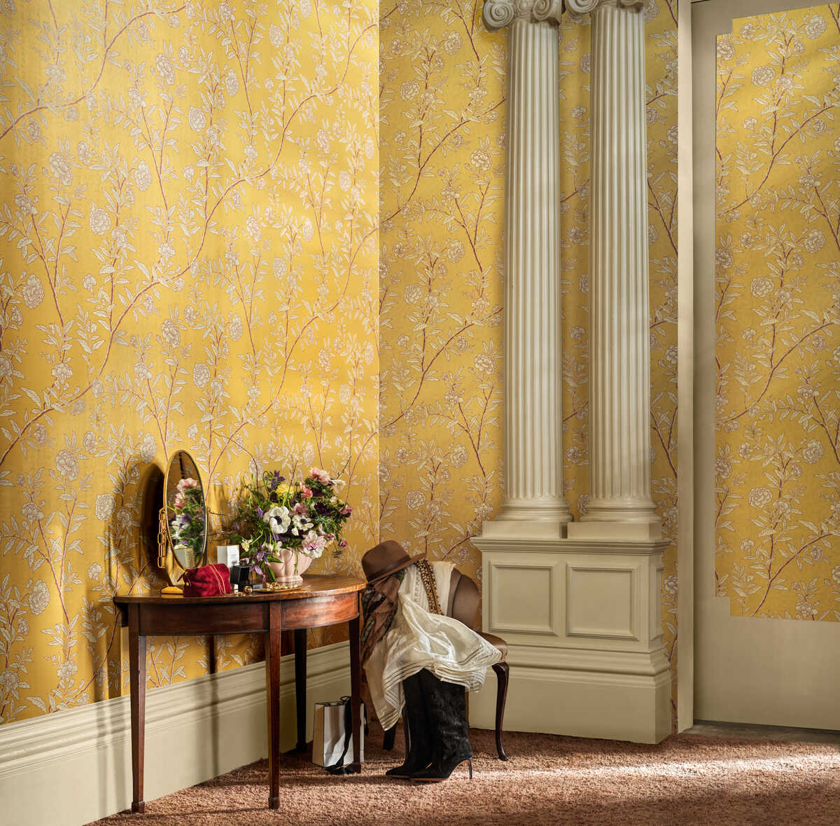 Roseberry - Marigold - COLE & SON Wallpaper