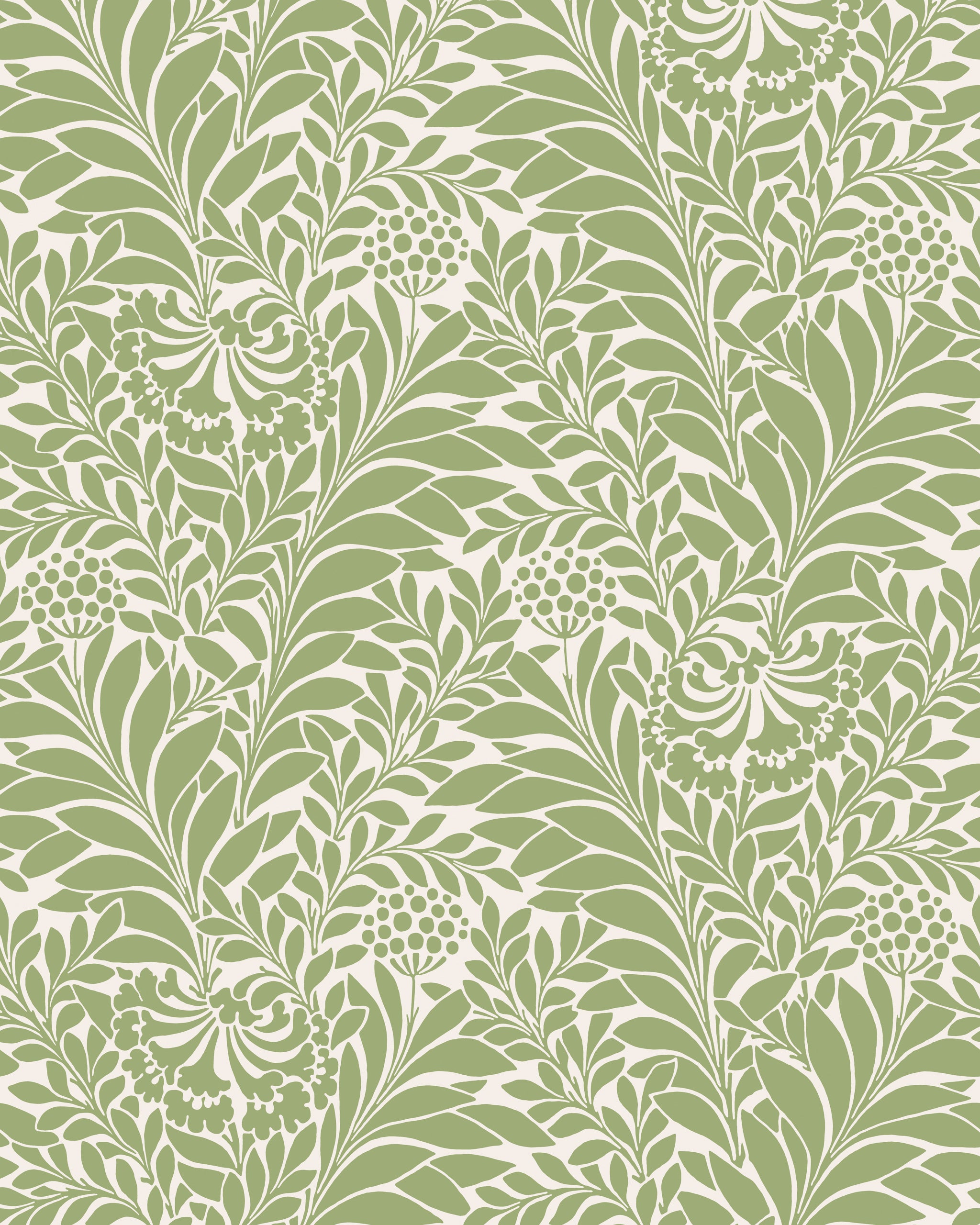 Honeysuckle - Spring Green - Cole & Son Wallpaper