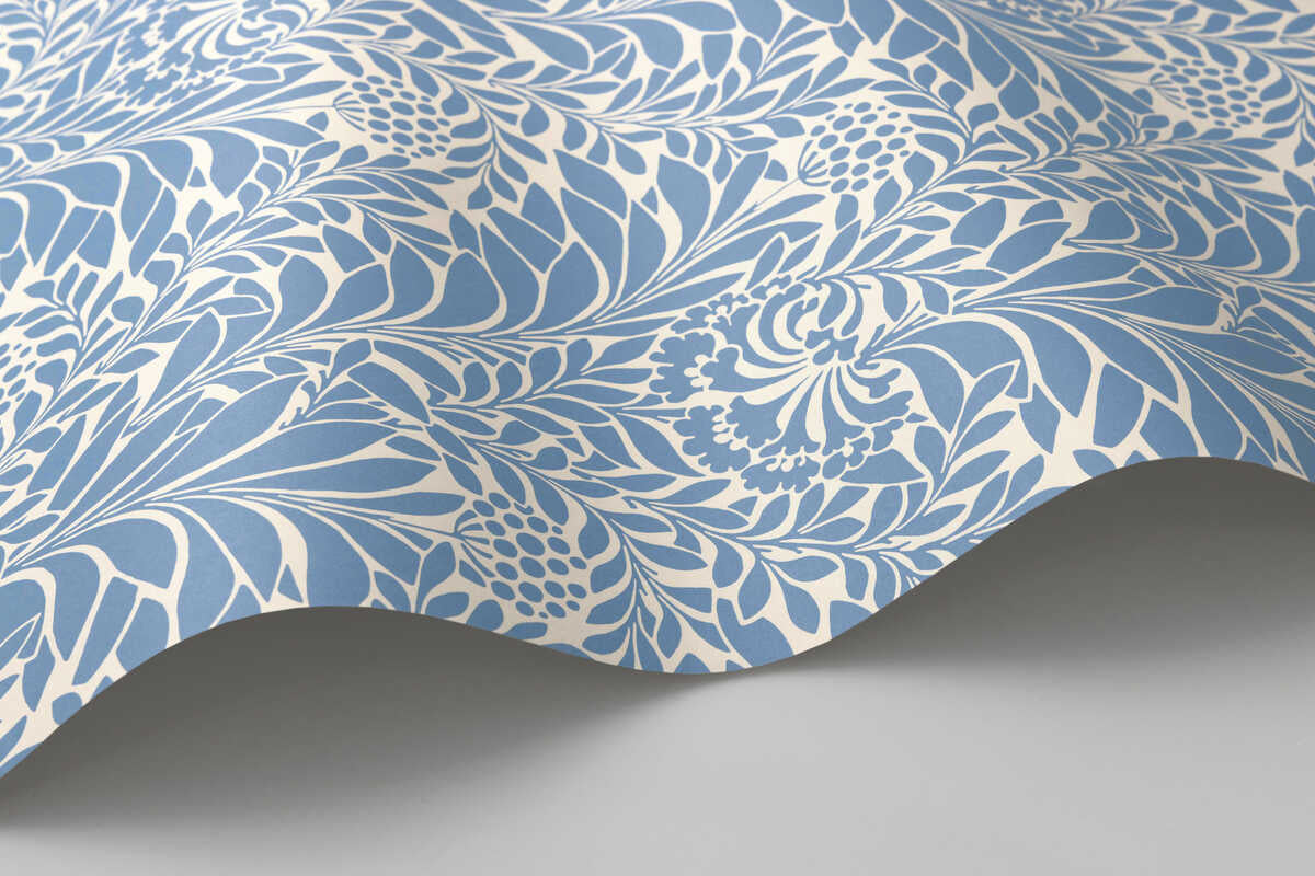 Honeysuckle - Blue - COLE & SON Wallpaper