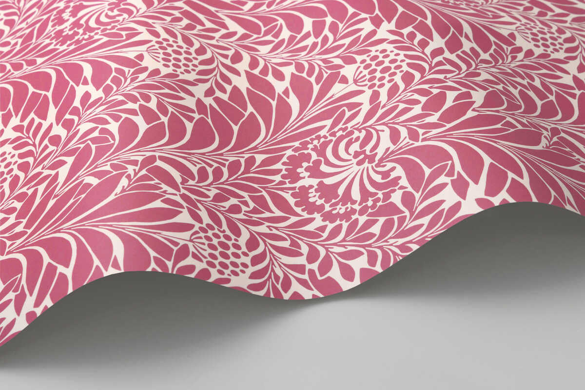 Honeysuckle - Raspberry - COLE & SON Wallpaper