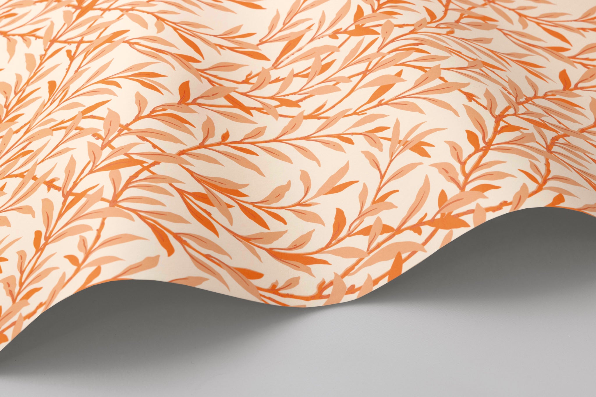 Willow Branch - Tangerine/Cream - Cole & Son Wallpaper